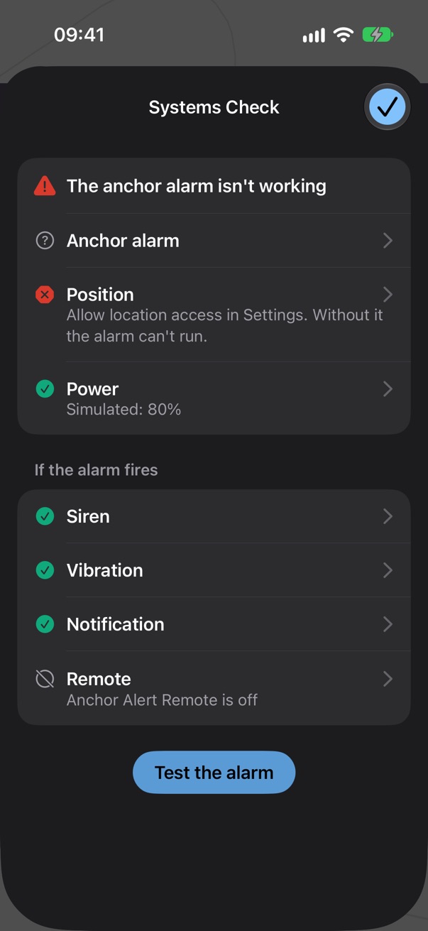 Location switched off