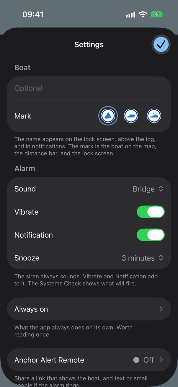 Settings